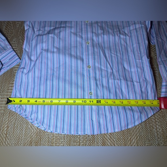 Banana Republic Striped Long Sleeve Slim Fit Button Up,Collared,Size M,Men's - Picture 5 of 10